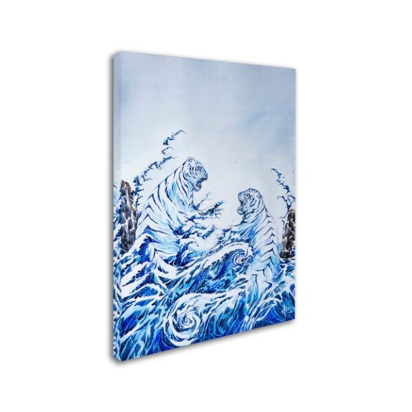 Marc Allante 'The Crashing Waves' Canvas Art,18x24